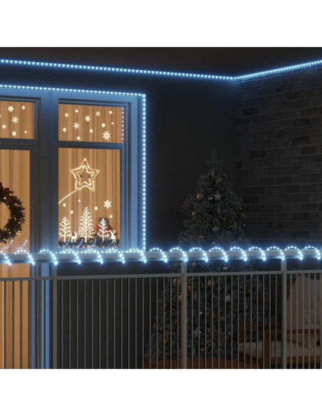 Luce a corda con 480 LED Bianco Freddo 20 m PVC