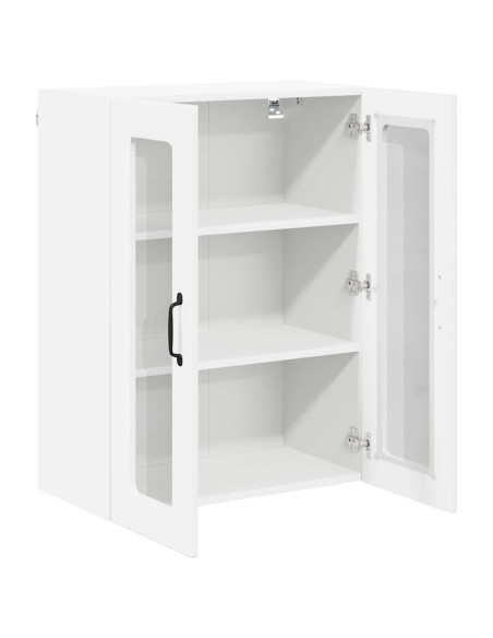 Pensile cucina Bianco Lucido 60 x 31 x 80 cm Legno multistrato