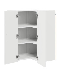 Pensile cucina Bianco Lucido 57 x 57 x 80 cm Legno multistrato