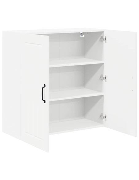 Pensile cucina Bianco Lucido 80 x 31 x 80 cm Legno multistrato