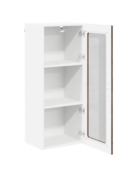 Pensile cucina con lo scaffale Rovere Marrone 40 x 31 x 100 cm