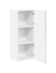 Pensile cucina con lo scaffale Grigio cemento 40 x 31 x 100 cm