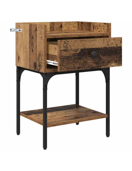 Comodino Legno vecchio 40 x 29 x 60 cm Legno multistrato