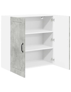 Pensile cucina Grigio cemento 80 x 31 x 80 cm Legno multistrato