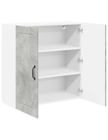 Pensile cucina Grigio cemento 80 x 31 x 80 cm Legno multistrato