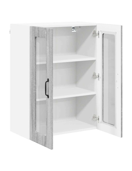 Pensile cucina Grigio Sonoma 60 x 31 x 80 cm Legno multistrato