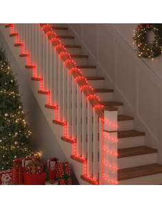 Luce a corda con 480 LED Rosso 20 m PVC