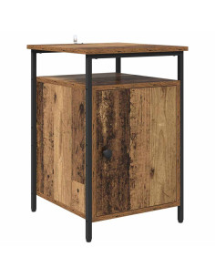 Armadio da Notte 2 pcs Legno vecchio 40 x 42 x 60cm