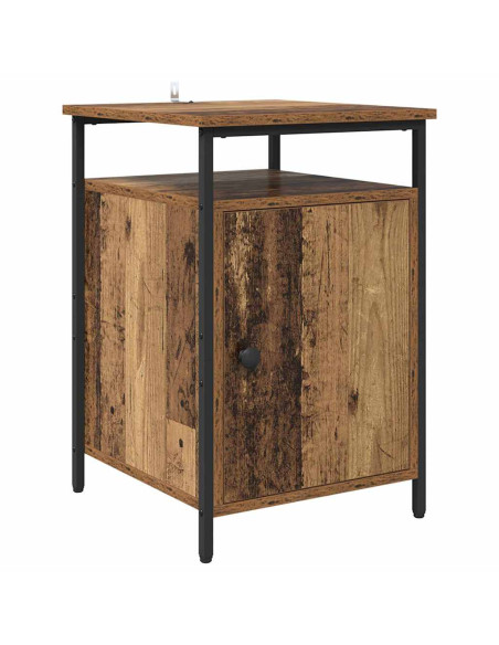 Armadio da Notte 2 pcs Legno vecchio 40 x 42 x 60cm