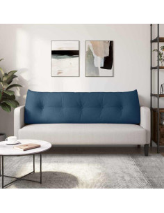 Cuscino per Schiena Blu 160 x 24 x 50 cm Tessuto