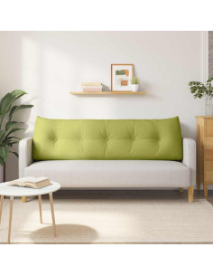 Cuscino per Schiena Verde chiaro 160 x 24 x 50 cm Tessuto