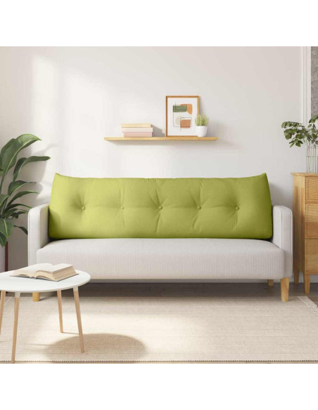 Cuscino per Schiena Verde chiaro 160 x 24 x 50 cm Tessuto