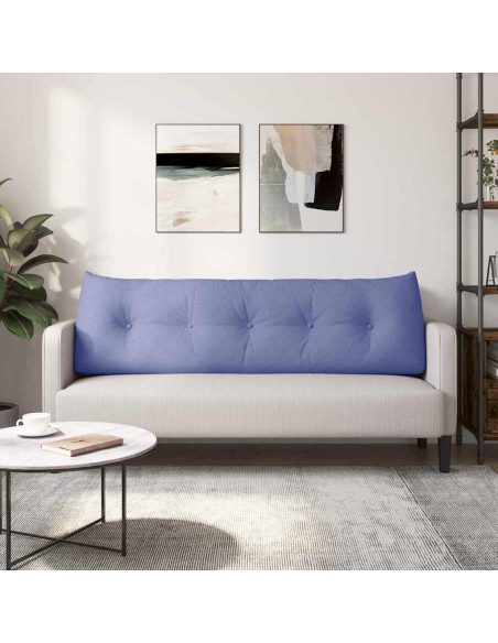 Cuscino per Schiena Blu jeans 160 x 24 x 50 cm Tessuto