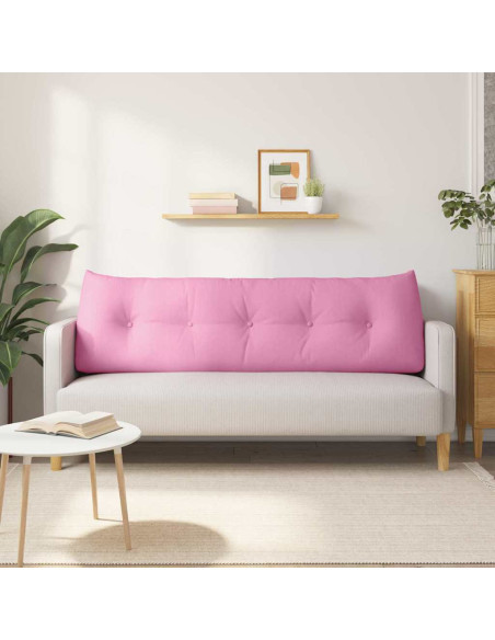 Cuscino per Schiena Rosa 160 x 24 x 50 cm Tessuto