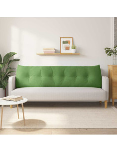 Cuscino per Schiena Verde chiaro 180 x 24 x 50 cm Velluto