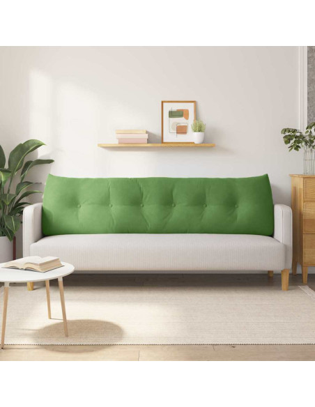 Cuscino per Schiena Verde chiaro 180 x 24 x 50 cm Velluto