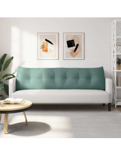 Cuscino per Schiena Verde Mare 180 x 24 x 50 cm Velluto
