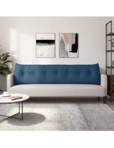 Cuscino per Schiena Blu 200 x 24 x 50 cm Tessuto