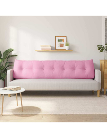 Cuscino per Schiena Rosa 200 x 24 x 50 cm Tessuto
