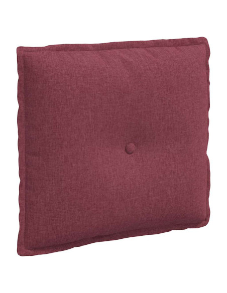 Cuscino per Schiena Rosso Vino 50 x 19 x 45 cm Tessuto