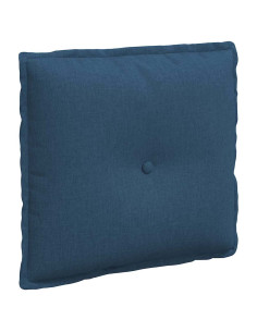 Cuscino per Schiena Blu 50 x 19 x 45 cm Tessuto