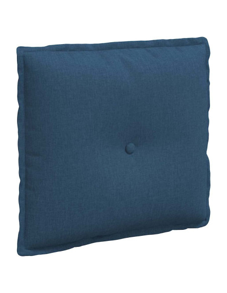 Cuscino per Schiena Blu 50 x 19 x 45 cm Tessuto