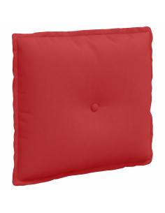 Cuscino per Schiena Rosso 50 x 19 x 45 cm Tessuto