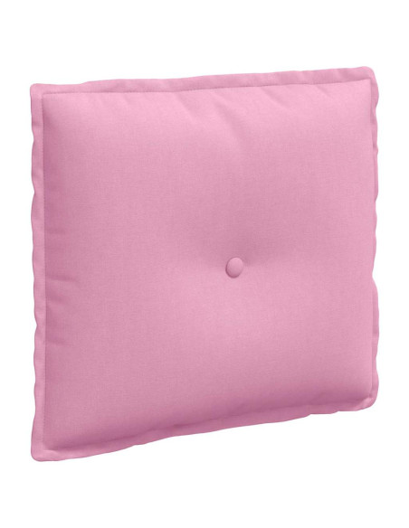 Cuscino per Schiena Rosa 50 x 19 x 45 cm Tessuto