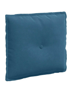 Cuscino per Schiena Blu 50 x 45 cm Tessuto in Cords