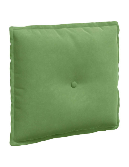 Cuscino per Schiena Verde chiaro 50 x 45 cm Tessuto in Cords