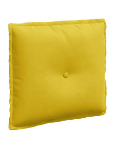 Cuscino per Schiena Giallo 50 x 45 cm Tessuto in Cords