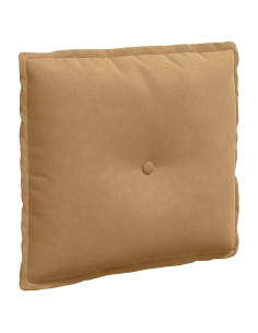 Cuscino per Schiena Marrone 50 x 45 cm Tessuto in Cords