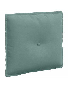 Cuscino per Schiena Verde Mare 50 x 45 cm Tessuto in Cords