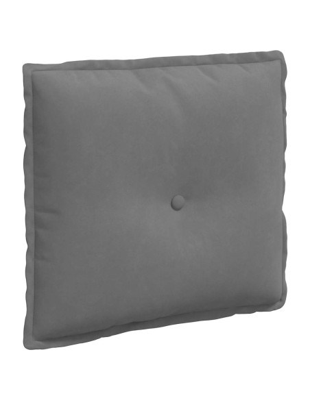 Cuscino per Schiena Grigio scuro 50 x 45 cm