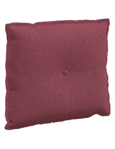 Cuscino per Schiena Rosso Vino 60 x 19 x 50 cm Tessuto