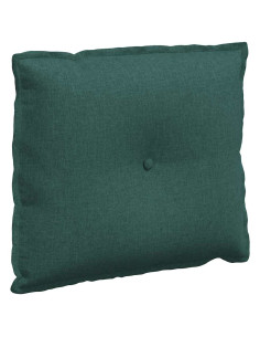 Cuscino per Schiena Verde Scuro 60 x 19 x 50 cm Tessuto