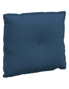 Cuscino per Schiena Blu 60 x 19 x 50 cm Tessuto