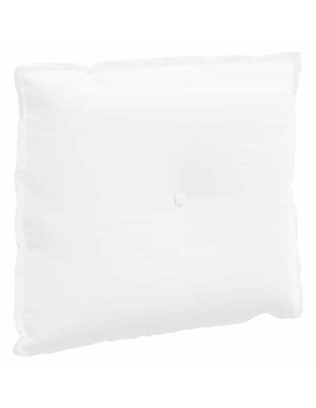 Cuscino per Schiena Bianco 60 x 19 x 50 cm Tessuto