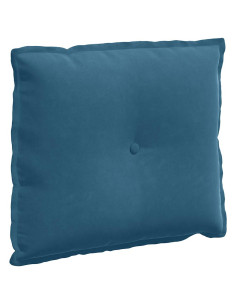 Cuscino per Schiena Blu 60 x 50 cm Tessuto in Cords
