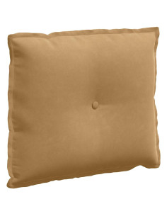 Cuscino per Schiena Marrone 60 x 50 cm Tessuto in Cords