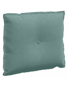 Cuscino per Schiena Verde Mare 60 x 50 cm Tessuto in Cords