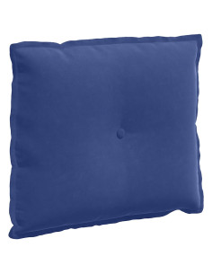 Cuscino per Schiena Blu Polizia 60 x 50 cm Tessuto in Cords