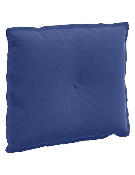 Cuscino per Schiena Blu Polizia 60 x 50 cm Tessuto in Cords