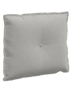 Cuscino per Schiena Grigio chiaro 60 x 50 cm