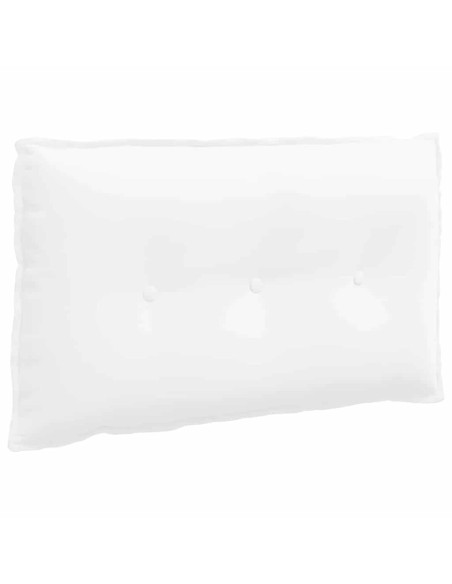 Cuscino per Schiena Bianco 80 x 19 x 50 cm Tessuto