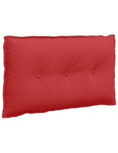 Cuscino per Schiena Rosso 80 x 19 x 50 cm Tessuto