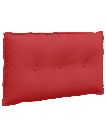 Cuscino per Schiena Rosso 80 x 19 x 50 cm Tessuto