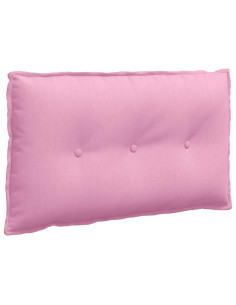Cuscino per Schiena Rosa 80 x 19 x 50 cm Tessuto