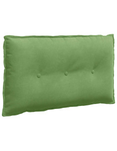 Cuscino per Schiena Verde chiaro 80 x 50 cm Tessuto in Cords