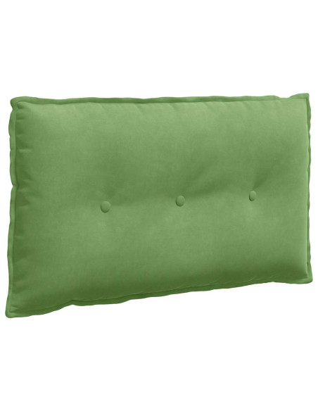 Cuscino per Schiena Verde chiaro 80 x 50 cm Tessuto in Cords